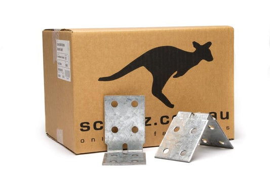 HD Angle Bracket Galv M10 - 100 x 100 x 70 CTN 100