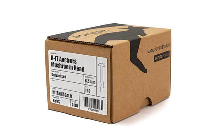 H-IT Anchors MSH Galv 5 x 25mm Box 100