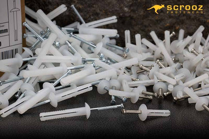 Knock in plugs mushroom 6 x 38mm trade box 100