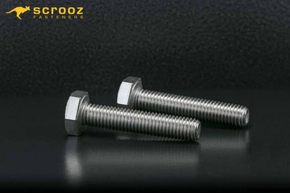 M3 x 6mm hex bolts full thread 304 ctn 400