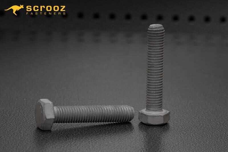 M10 x 20mm Hex Bolts Full Thread GAL CTN 200