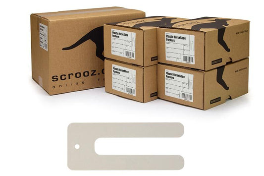 Horseshoe Packers White 1.5mm x 75mm Carton 800