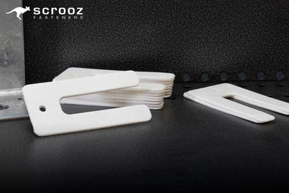 Horseshoe Packers White 1.5mm x 75mm Carton 800