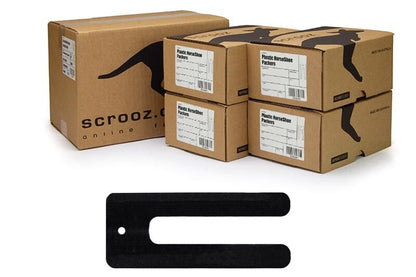 Horseshoe Packers Black 10mm x 75mm Carton 400