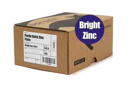 M16 x 35mm 8.8 Z/P Purlin Bolts Pallet 4800