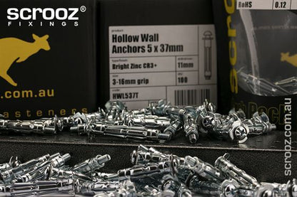 Hollow Wall Anchors 4 X (0-4) 30MM Carton 800