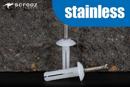 Knock in plugs MUSH 6 x 25mm Gr304 carton 800