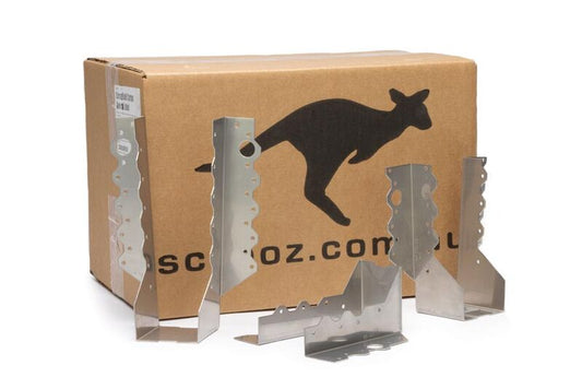 Joist hangers 190 x 50mm 316 Stainless CTN 40