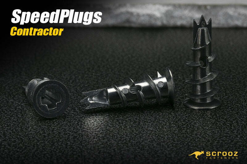 Speedplug contract plaster fixings metal box 500