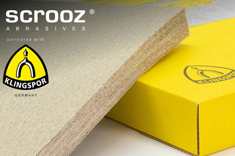 Klingspor Sandpaper Sheets 120 Grit Box 50