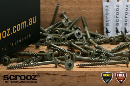 16g x 125 Landscape Screws Large Wafer Hex CTN 400