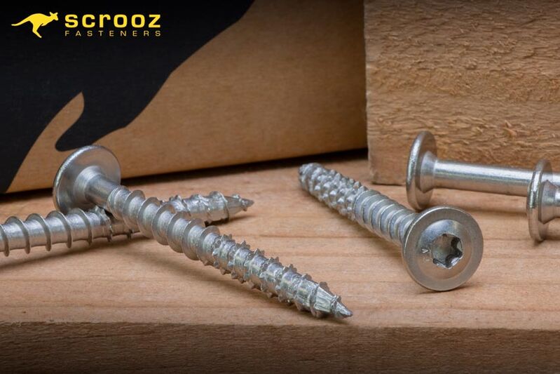 18g x 100 Landscaping Screws 304 Stainless T40 Box 50