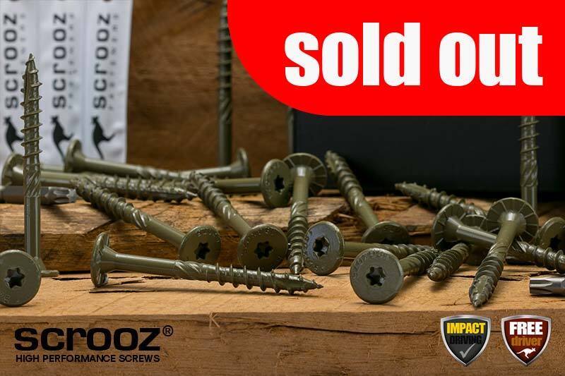 18g x 250 Landscape Screw Large Wafer Torx Pack 10