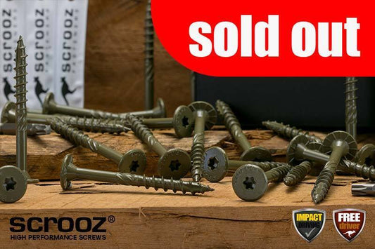 18g x 250 Landscape Screw Large Wafer Torx Pack 10