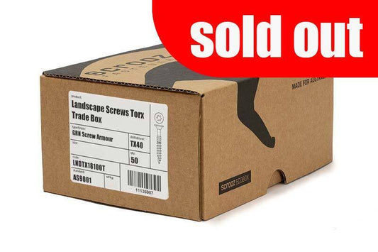 18g x 250 Landscape Screw Large Wafer Torx Box 50