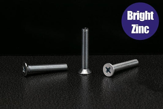 M2 x 5mm Machine Screws CSK Zinc Box 100
