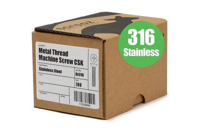 M5 x 20mm Machine screws CSK 316  box 100