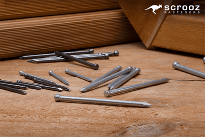 65 x 2.8mm Bullet Head Nails Galvanised 5kg Tub