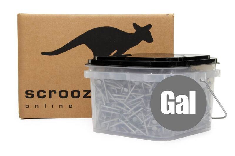 30 x 2.8mm Clout Nails Galvanised 5kg Tub