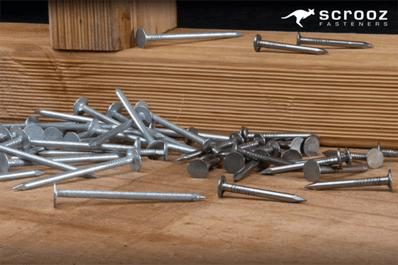 30 x 2.8mm Clout Nails Galvanised 5kg Tub