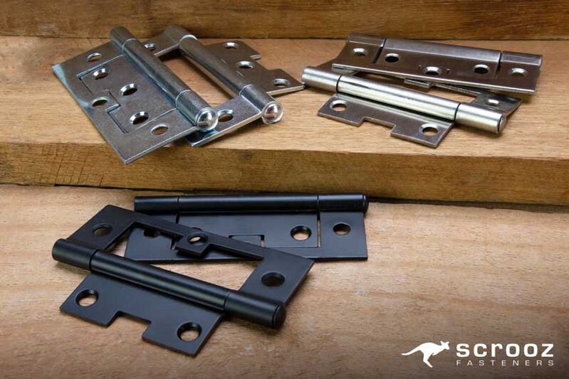 Non Mortise Hinge Fixed Pin Satin 304SS 76x47 CTN 48