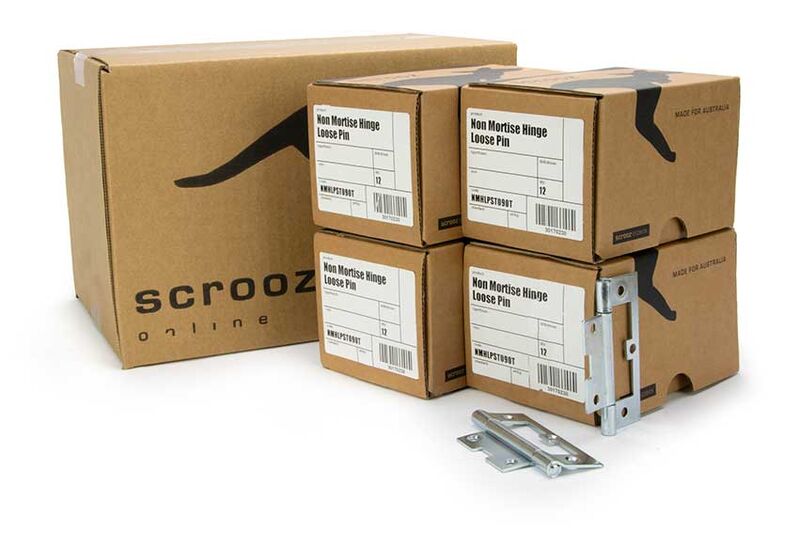 Non Mortise Hinge Loose Pin Zinc 90x52 CTN 48