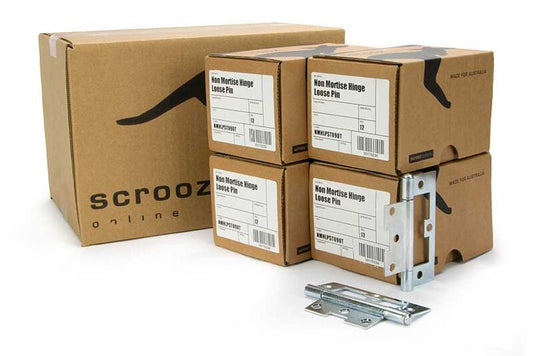 Non Mortise Hinge Loose Pin Zinc 100x65 CTN 48