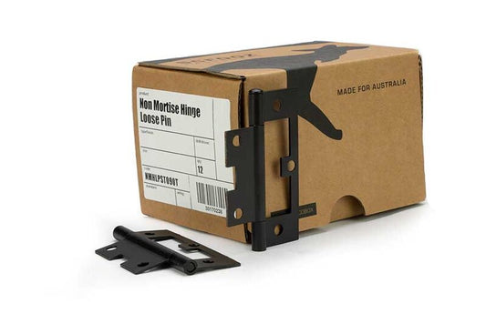 Non Mortise Hinge Loose Pin Matte Black 90x52 Box 12