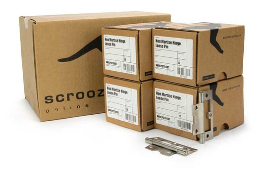 Non Mortise Hinge Loose Pin Satin 304SS 90x52 CTN 48