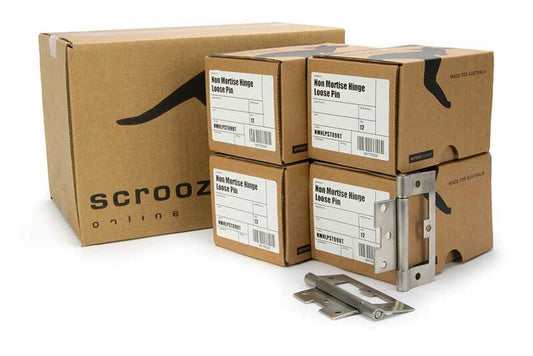 Non Mortise Hinge Loose Pin Satin 304SS 100x65 CTN 48