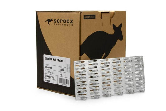 Knuckle Nail Plate HDG 72 x 98 x 1.0 Box 75