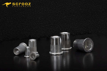 M5 x 13 Nutsert Aluminium Trade Box 100