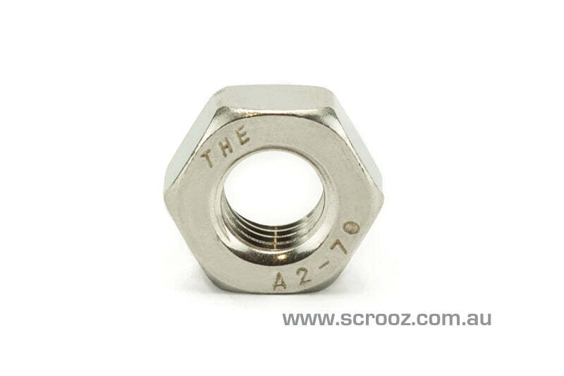 M8 hex nuts stainless steel 304 box 250