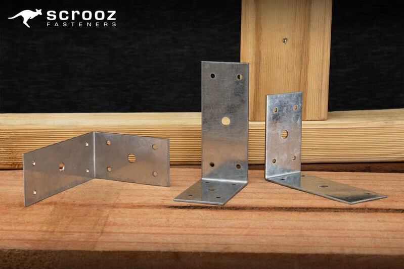Pergola Angle Bracket 130x55x47x2mm Box 100