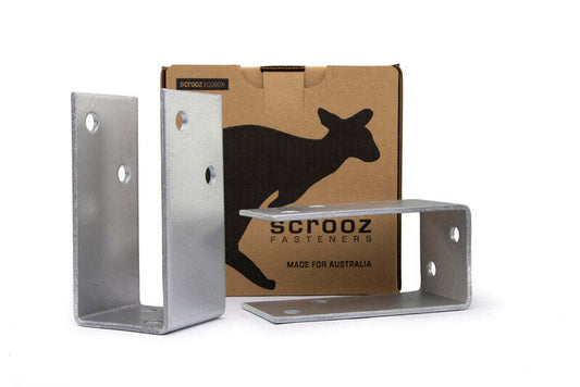 U Shape Post Support M12 75mm x 165mm Single