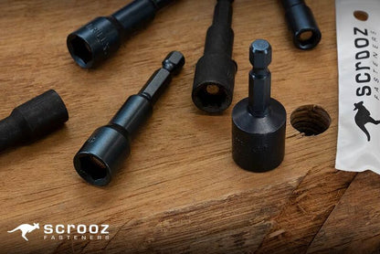 3/8" x 150mm magnetic nutsetter Pack of 5