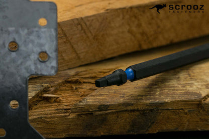 square drive bit no 2 x 100mm pack of 5