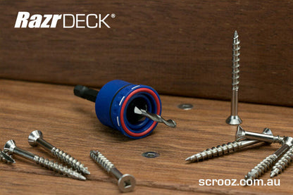 RazrDeck Countersink Tool 14g Bit Pack 40mm