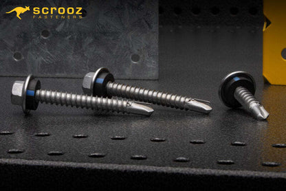 14g x 95mm Metal Roofing Tech Screws CTN 1000