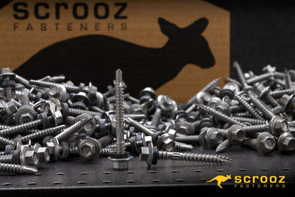 14g x 135mm Metal Roofing Tech Screws CTN 1000
