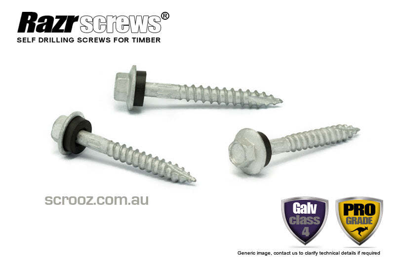 12g x 40mm Razr Roofing Screws Timber CL4 box 500
