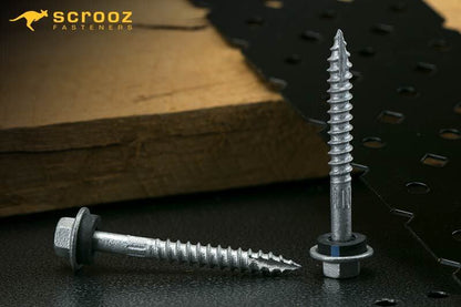 14g x 115mm Razr Roofing Screws Timber CL4 pack 25
