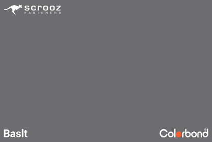 Basalt 6.2 x 50mm Uni Zip Roof Screws C5 Box 500