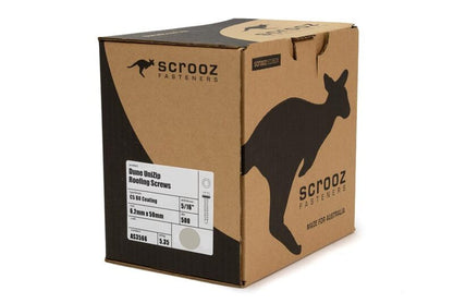 Dune 6.2 x 50mm Uni Zip Roof Screws C5 Box 500