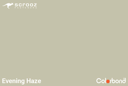 Evening Haze 6.2 x 50mm Uni Zip Roof Screws C5 Box 500