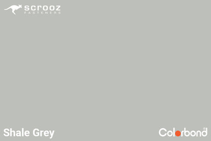 Shale Grey 6.2 x 50mm Uni Zip Roof Screws C5 CTN 1000