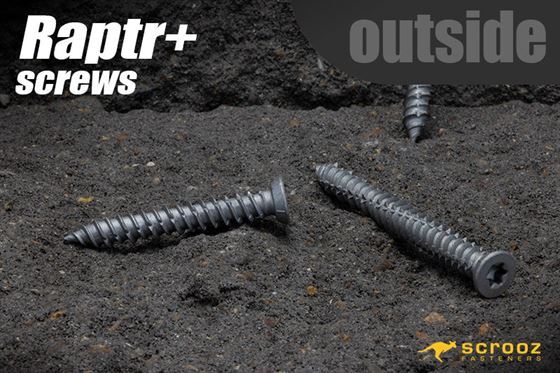 Raptr plus concrete screws 70mm trade box of 100