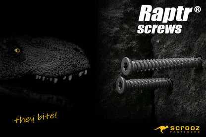 Raptr plus concrete screws 70mm trade box of 100