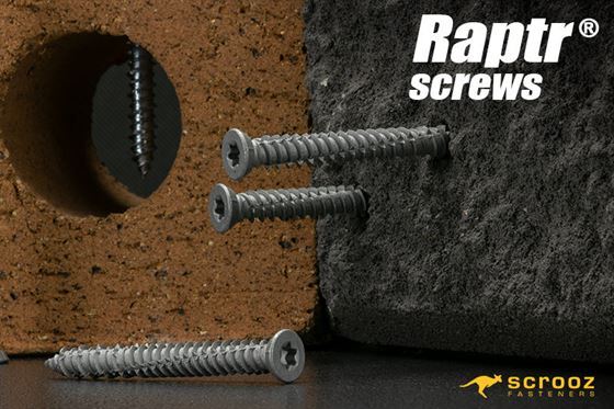 Raptr plus concrete screws 150mm grab pack of 20
