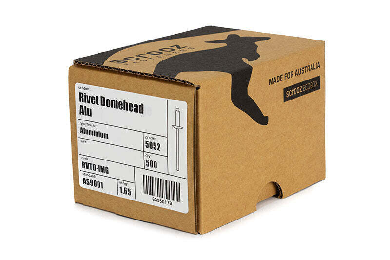 #48 dome head rivet 3.2 x 16mm carton 4000